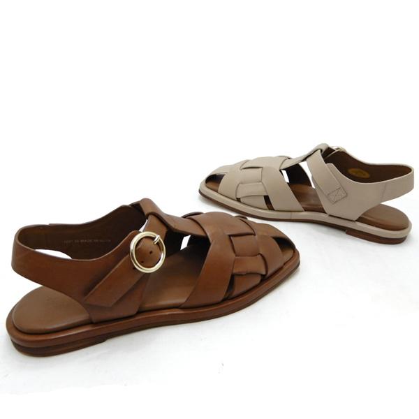 20％オフ】KISCO サンダル レディース 本革 レザー バックバンド