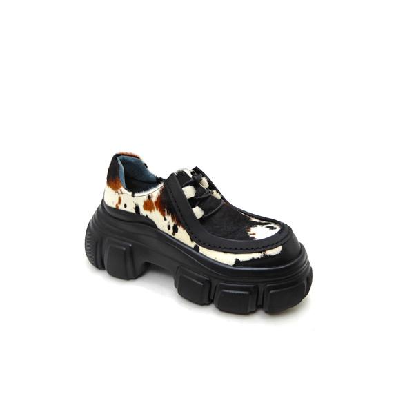 MANA（マナ） 靴 レディース アニマル 柄 人気 厚底 551199 ブラウン