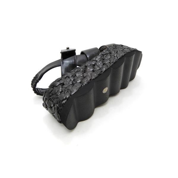 MANA（マナ） ジュート サンダル レディース 人気 厚底 革 バック