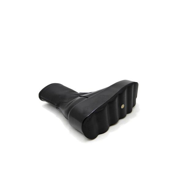 MANA（マナ） 厚底 ブーツ レディース ワイドボリューム ストレッチ