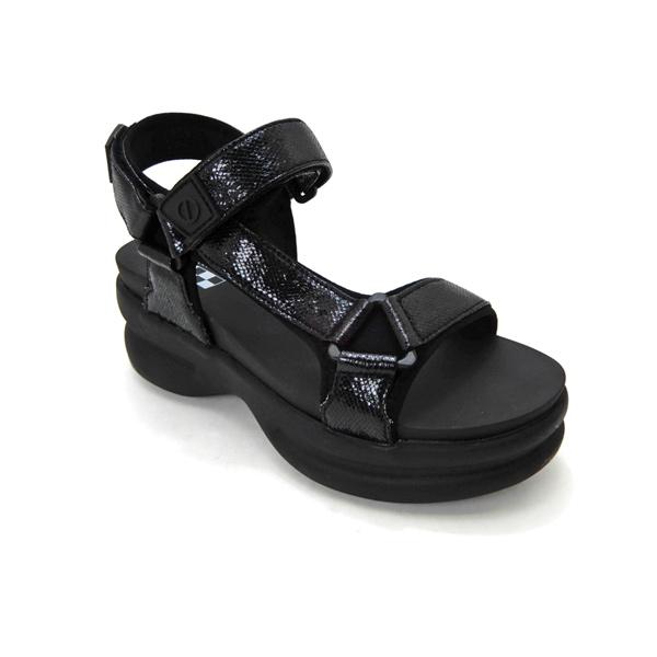 NO NAMEコンクリート39 ブラックサンダル ストラップ付き ノーネーム 厚底サンダル “コンクリート”- ショップチャンネル