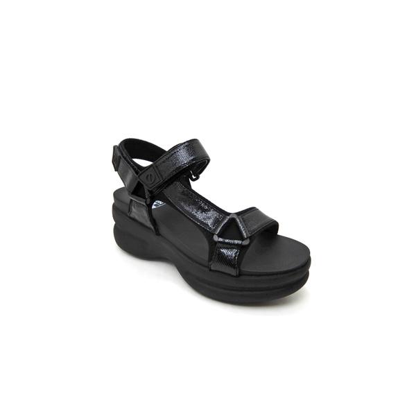 NO NAME 厚底 スポーツ サンダル レディース ストラップ 黒 ノーネーム CONCRETE SANDAL 61216 ブラック ベルト 2026年 夏 新作 送料無料の画像