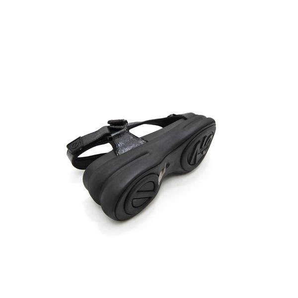 NO NAME 厚底 スポーツ サンダル レディース ストラップ 黒 ノーネーム CONCRETE SANDAL 61216 ブラック ベルト 2026年 夏 新作 送料無料の画像