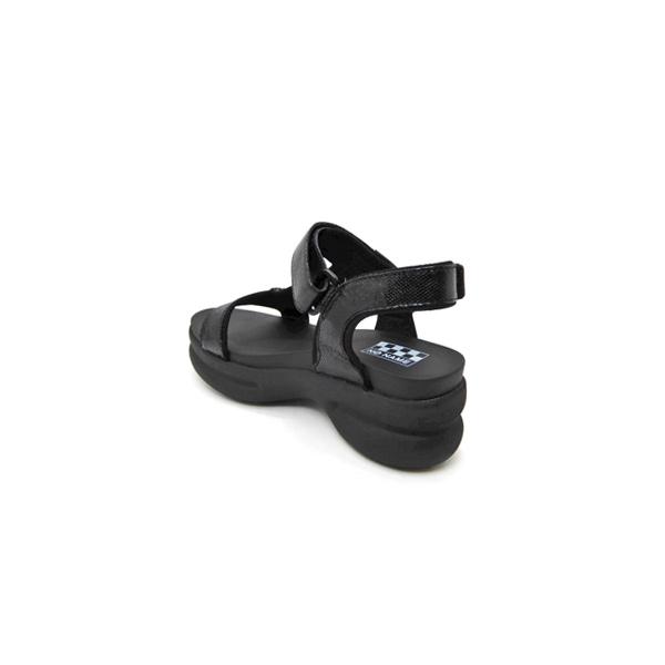 NO NAME 厚底 スポーツ サンダル レディース ストラップ 黒 ノーネーム CONCRETE SANDAL 61216 ブラック ベルト 2026年 夏 新作 送料無料の画像