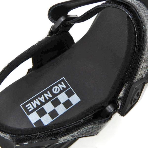 NO NAME 厚底 スポーツ サンダル レディース ストラップ 黒 ノーネーム CONCRETE SANDAL 61216 ブラック ベルト 2026年 夏 新作 送料無料の画像