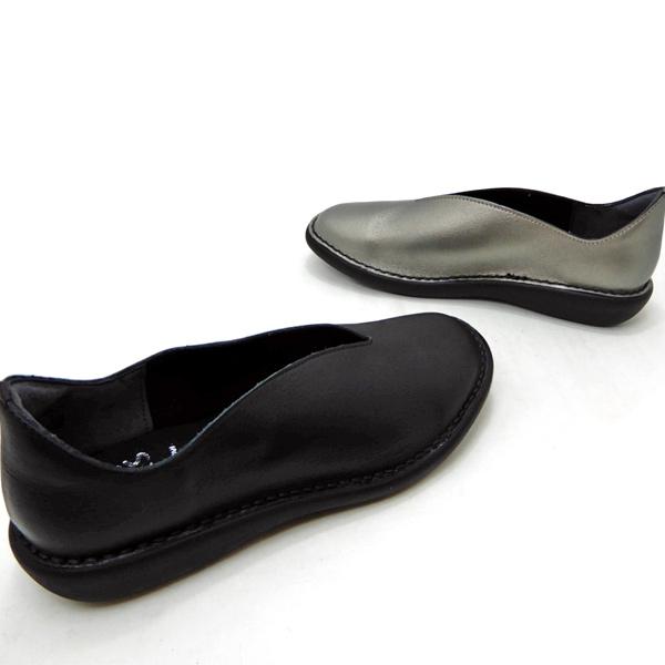 人気再入荷】カジュアルシューズ レディース 本革 フラットソール  