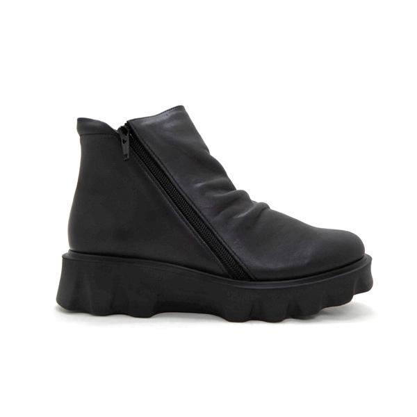 FIZZ REEN（フィズリーン） ショート ブーツ 本革 レディース 幅広 4E