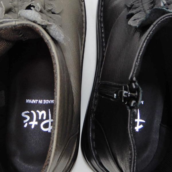 20％オフ】ショート ブーツ レディース 本革 黒 日本製 幅広 3E 22cm