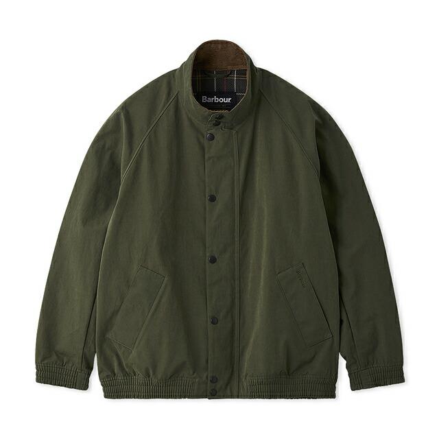 BARBOUR バブアー TRANSPORT トランスポート スタンドカラー ピーチスキンジャケット BLACK ブラック GREEN グリーン MCA1143正規取扱店メンズの画像