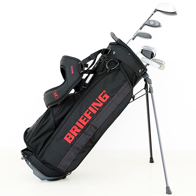 即納 BRIEFING GOLF ブリーフィング ゴルフ キャディバッグ スタンド CR-4 #03 TL BLACK ブラック メンズ レディース 正規取扱店 ルフエ ruffue 3.75kg 9.5口径｜928wing｜04