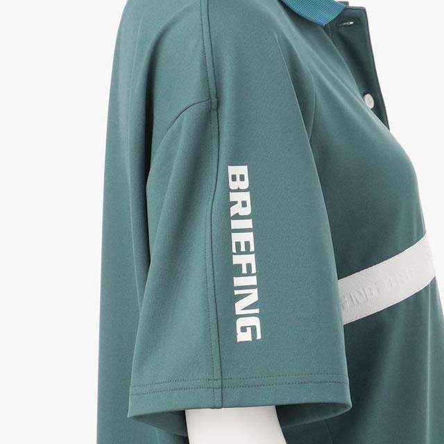 BRIEFING GOLF 即納 ブリーフィング ゴルフ WOMENS SLEEVE LOGO POLO
