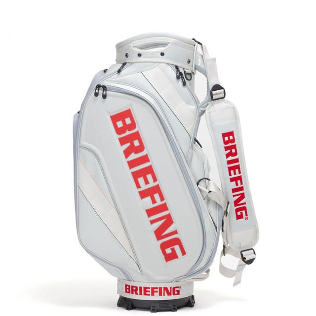 BRIEFING CUP ブリーフィング キャディバッグ ホワイト/レッド BRIEFING GOLF（ブリーフィングゴルフ） ブリーフィング ゴルフ
