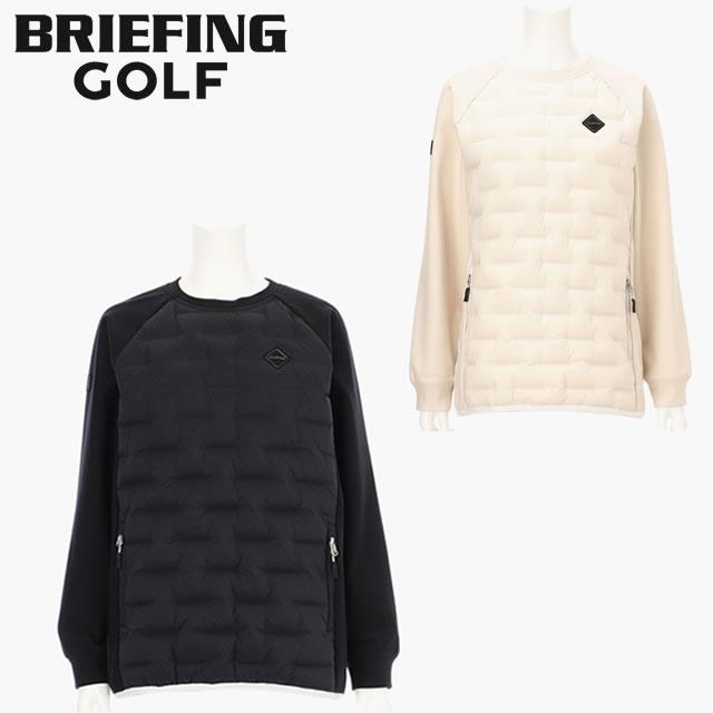 ブリーフィングレディース WS HYBRID DOWN CREW NECK M BRIEFING GOLF（ブリーフィングゴルフ） ブリーフィング ゴルフ WS