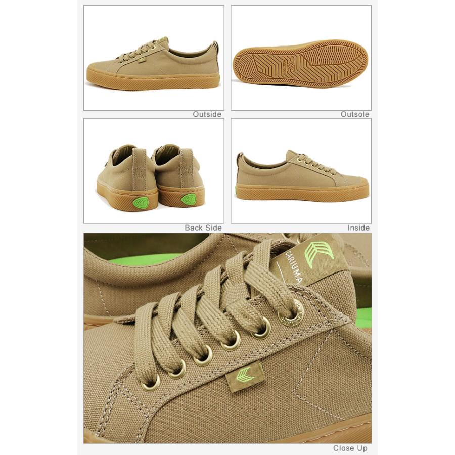 CARIUMA カリウマ OCA LOW CANVAS オカ ロー キャンバス ガムバーントサンド メンズ スケートボード スケボー スニーカー シューズ キャンバス 返品交換送料無料 CARIUMA（カリウマ） OCA LOW CANVAS オカ ロー キャンバス ガム