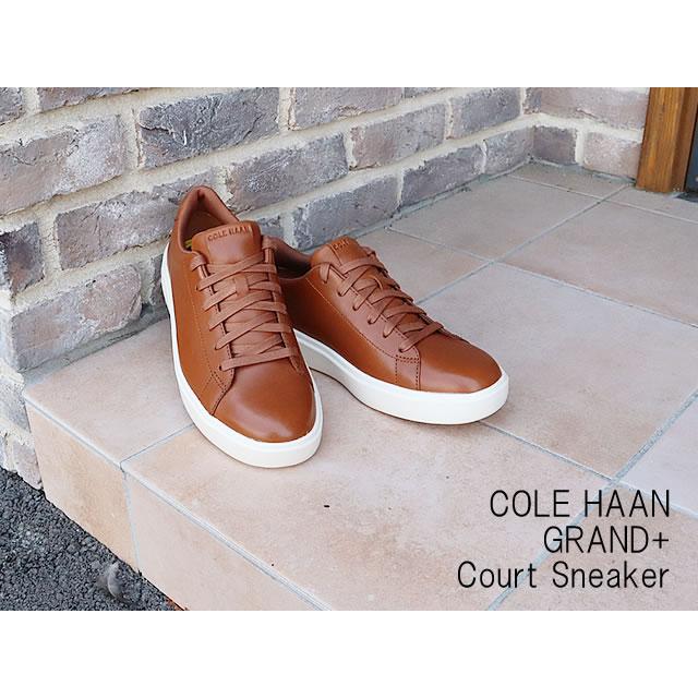 COLE HAAN コールハーン GRAND+ Court Sneaker グランドプラス コート スニーカー  ブリティッシュタン/アイボリー メンズ 靴 シューズ 返品交換送料無料 COLE HAAN（コールハーン） GRAND+ Court Sneaker グランドプラス