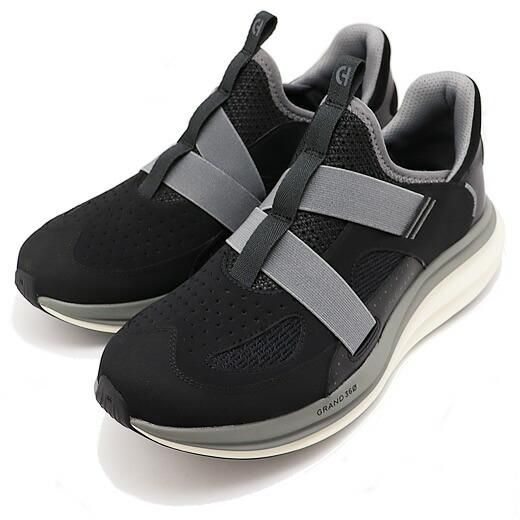 COLE HAAN コールハーン OG QUADSTAR MONK SNEAKERS オリジナルグランド クアッドスター モンク スニーカーズ ブラック/Qシェード/アイボリー 返品交換送料無料 COLE HAAN（コールハーン） OG QUADSTAR MONK SNEAKERS オリジナル