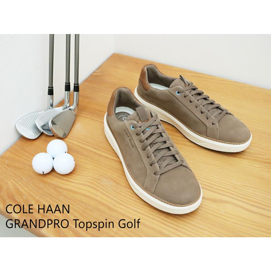 COLE HAAN コールハーン GRANDPRO Topspin Golf グランドプロ トップスピン ゴルフ IRSH COFF NBK/GLDN メンズ 靴 ゴルフシューズ スパイクレス返品交換送料無料_1