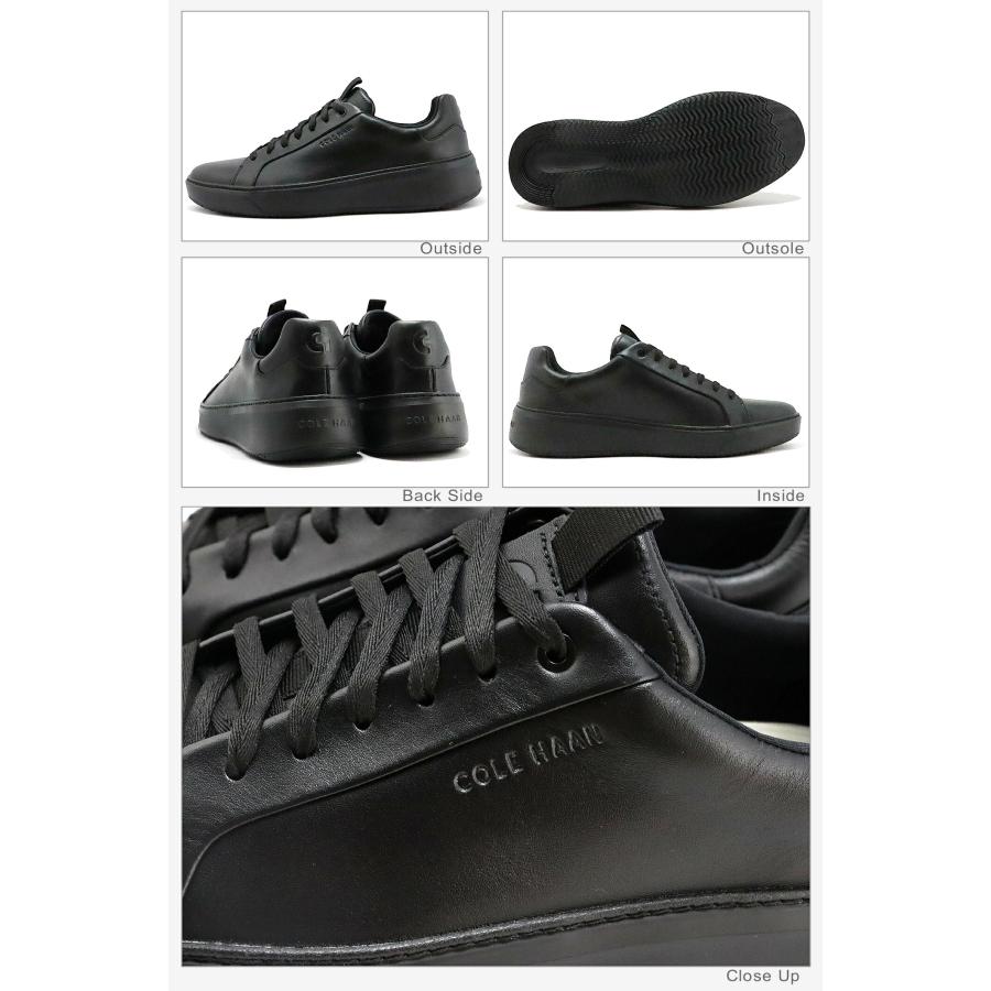 返品交換送料無料COLE HAAN コールハーン GRANDPRO Topspin WP グランドプロ トップスピン ウォータープルーフ  ブラック/ブラック/ブラック メンズ 靴  コート COLE HAAN（コールハーン） GRANDPRO Topspin WP グランドプロ トップ