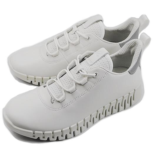 ecco（エコー） GRUUV W グルーブ ウィメンズ WHITE/LIGHT GREY