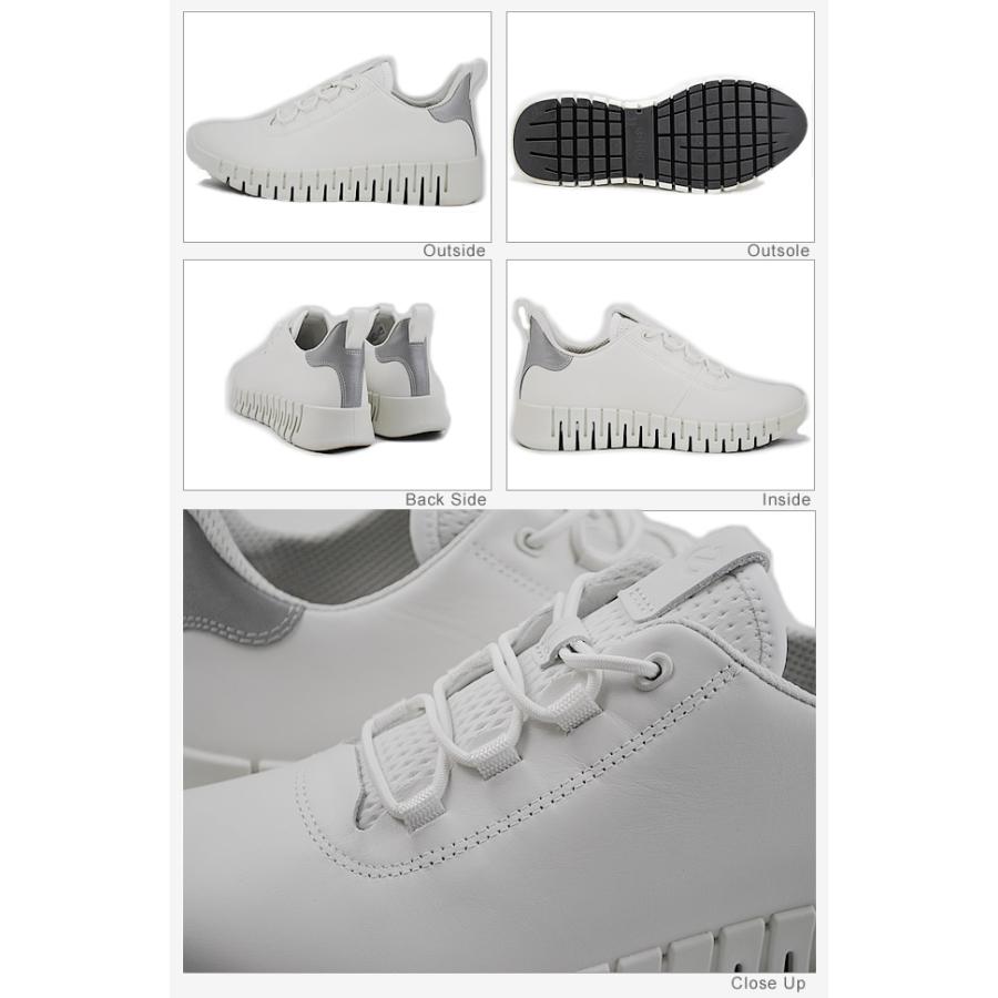 ecco（エコー） GRUUV W グルーブ ウィメンズ WHITE/LIGHT GREY