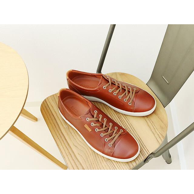 ECCO エコー SOFT 7 MEN'S ソフト7 メンズ  COGNAC コニャック  カジュアル 返品交換送料無料 ecco（エコー） SOFT 7 MEN'S ソフト7 メンズ COGNAC コニャック