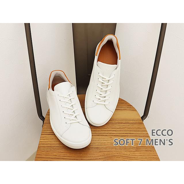ecco（エコー） ECCO SOFT 7 MEN'S ソフト7 メンズ WHITE ホワイト