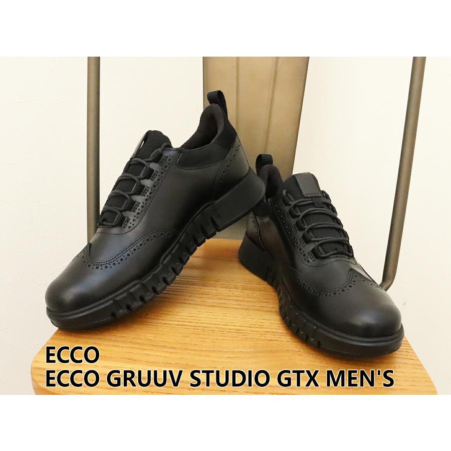 ECCO GORE-TEX ブラック カジュアルシューズ 楽天市場】エコー ECCO GRUUV GORE-TEX MEN'S SNEAKER ブラック