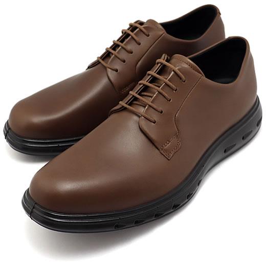 ECCO エコー HYBRID 720 DERBY SHOES MEN ハイブリット 720 ダービー シュー メンズ ココアブラウン  GORE-TEX ゴアテックス 防水 ビジネス返品交換送料無料の画像