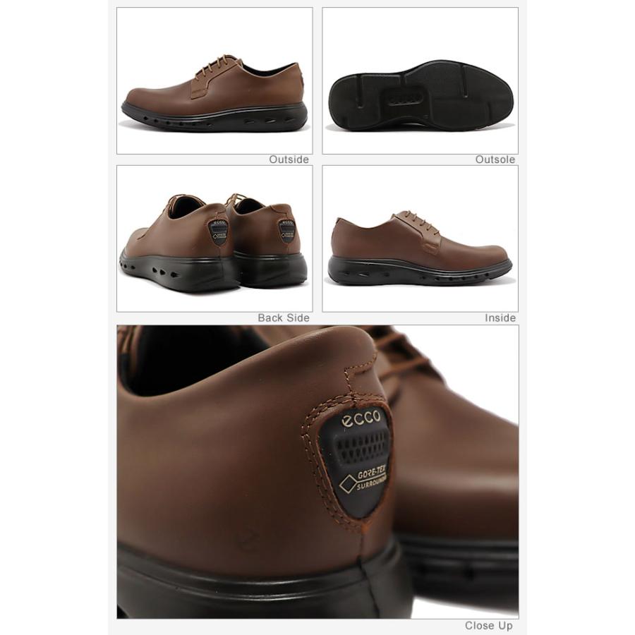 ECCO エコー HYBRID 720 DERBY SHOES MEN ハイブリット 720 ダービー シュー メンズ ココアブラウン  GORE-TEX ゴアテックス 防水 ビジネス返品交換送料無料の画像