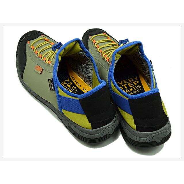 30％OFF KEEN キーン HOODMOC HS フッドモック エイチエス VETIVER/CLASSIC BLUE ベチバー/クラシックブルー スリップオン  アウトドア キャンプ  防水｜928wing｜05