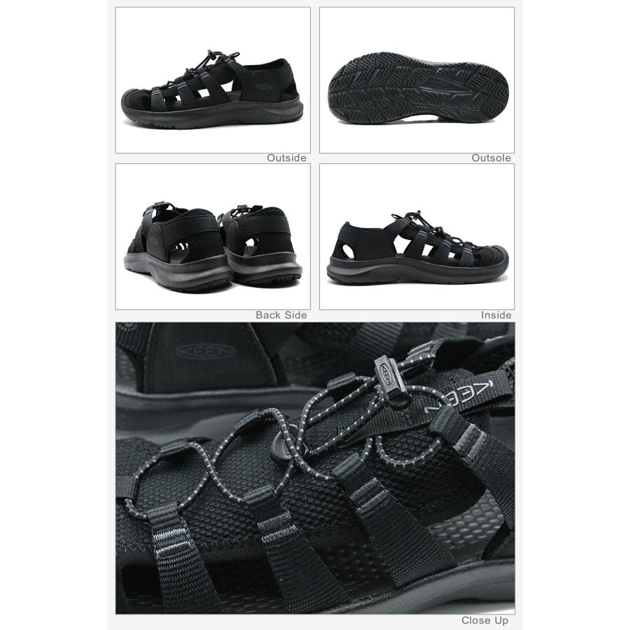 KEEN（キーン） メンズ SEANIK H2 シーニック エイチツー BLACK/MAGNET