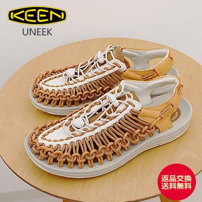 KEEN キーン ウィメンズ UNEEK ユニーク Oak Buff/Chipmunk