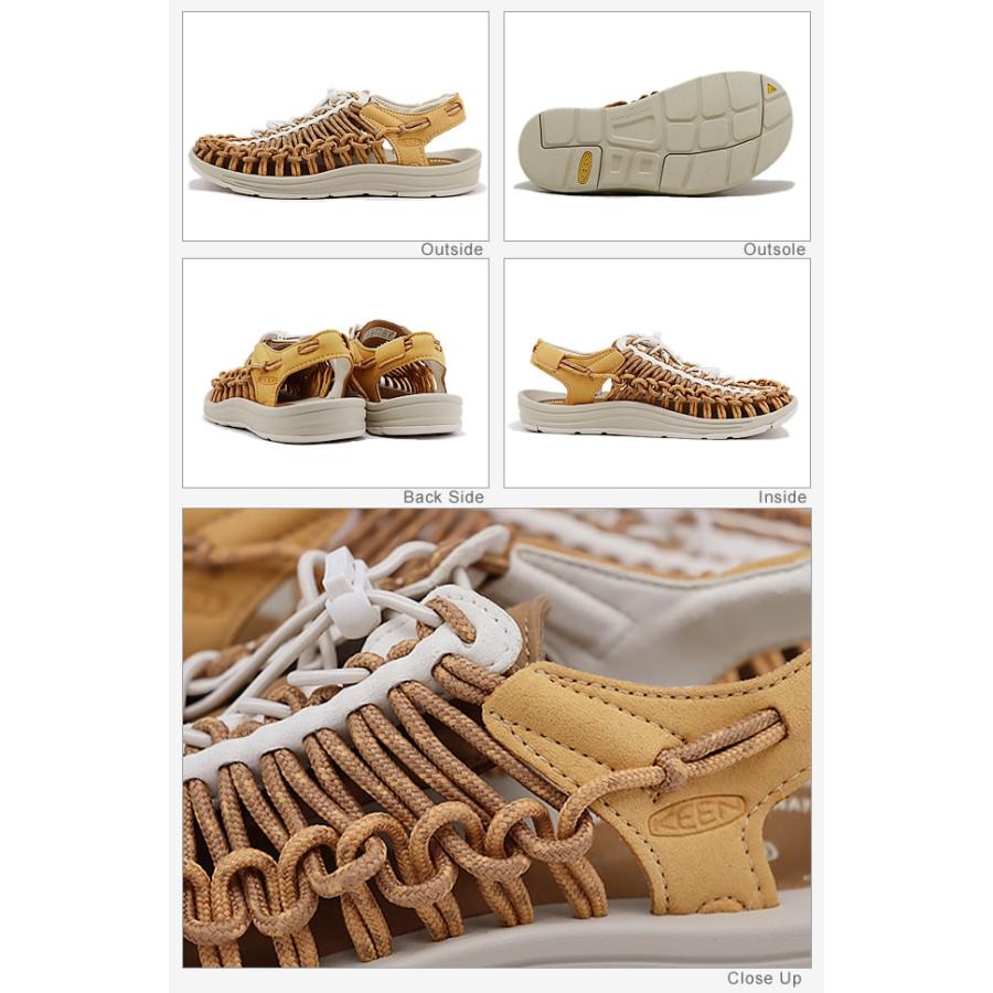 KEEN キーン ウィメンズ UNEEK ユニーク Oak Buff/Chipmunk