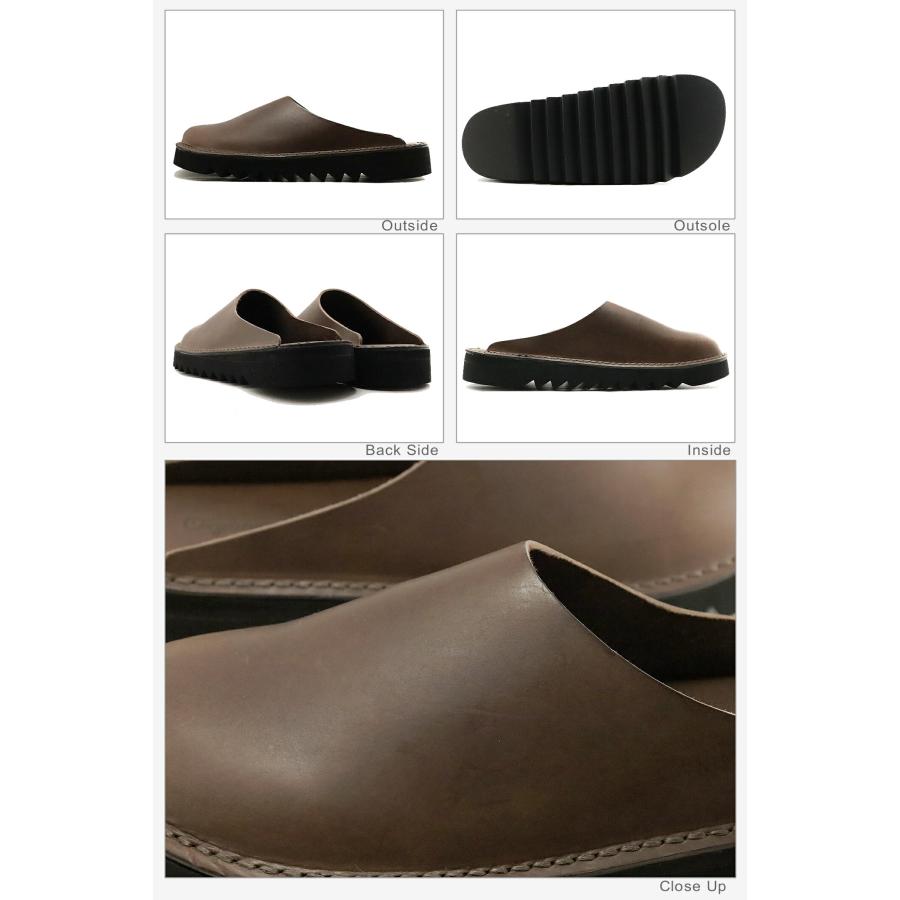 Organic handloom オーガニックハンドルーム DELFT DARK BROWN メンズ