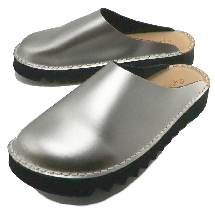 返品交換送料無料 Organic handloom オーガニックハンドルーム DELFT SILVER メンズ ウィメンズ レザー クロッグ Organic handloom オーガニックハンドルーム DELFT SILVER メンズ