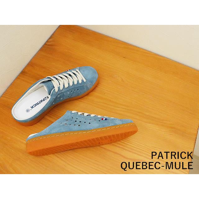 PATRICK（パトリック） QUEBEC-MULE ケベック・ミュール V-SAX ベロア
