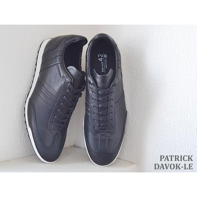 PATRICK（パトリック） DAVOK-LE ダボック・レザー BLK ブラック返品 