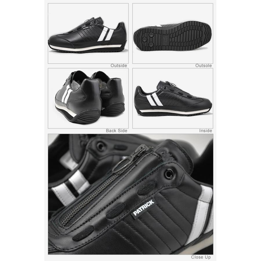 PATRICK（パトリック） MARATHON-ZIP マラソン・ジッパー BLK ブラック