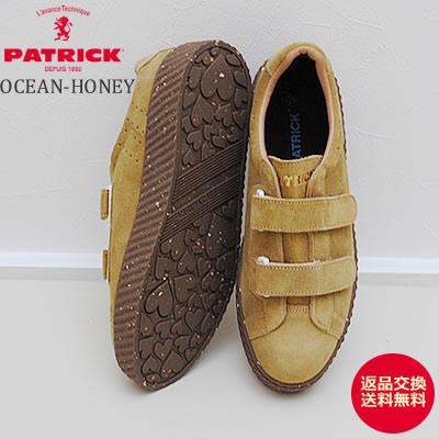 【極美品】パトリック オーシャン ハニー ベージュ ステアレザー ベルクロ オーシャン・ハニー｜OCEAN-HONEY（BGE） – PATRICK｜パトリック