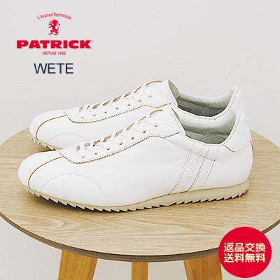 【返品交換送料無料】PATRICK パトリック WETE ウェーテ WHT ホワイト 靴 スニーカー シューズ PATRICK（パトリック） WETE ウェーテ WHT ホワイト返品交換送料無料