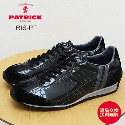 PATRICK パトリック IRIS-PT アイリス・パテント BLK ブラック 返品交換送料無料 PATRICK（パトリック） IRIS-PT アイリス・パテント BLK ブラック返品