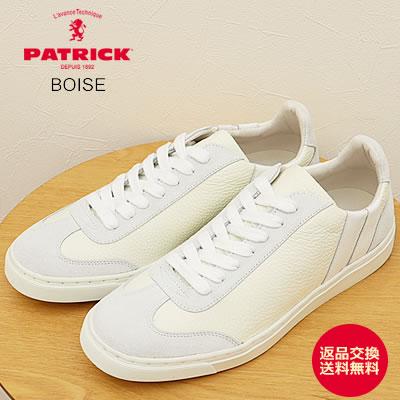 PATRICK パトリック BOISE ボイシー WHT ホワイト 返品交換送料無料 PATRICK（パトリック） BOISE ボイシー WHT ホワイト返品交換送料無料