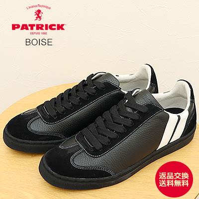 PATRICK パトリック BOISE ボイシー BLK ブラック 返品交換送料無料 PATRICK（パトリック） BOISE ボイシー BLK ブラック返品交換送料無料