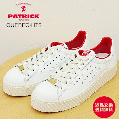 PATRICK パトリック  QUEBEC-HT2 ケベック・ハート2 WH/RD ホワイト/レッド  日本製 バレンタイン ホワイトデー ギフト 返品交換送料無料 PATRICK（パトリック） QUEBEC-HT2 ケベック・ハート2 WH/RD ホワイト