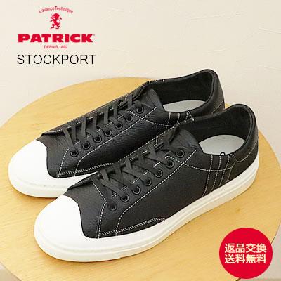 PATRICK パトリック STOCKPORT ストックポート BLK ブラック 返品交換送料無料 PATRICK（パトリック） STOCKPORT ストックポート BLK ブラック返品