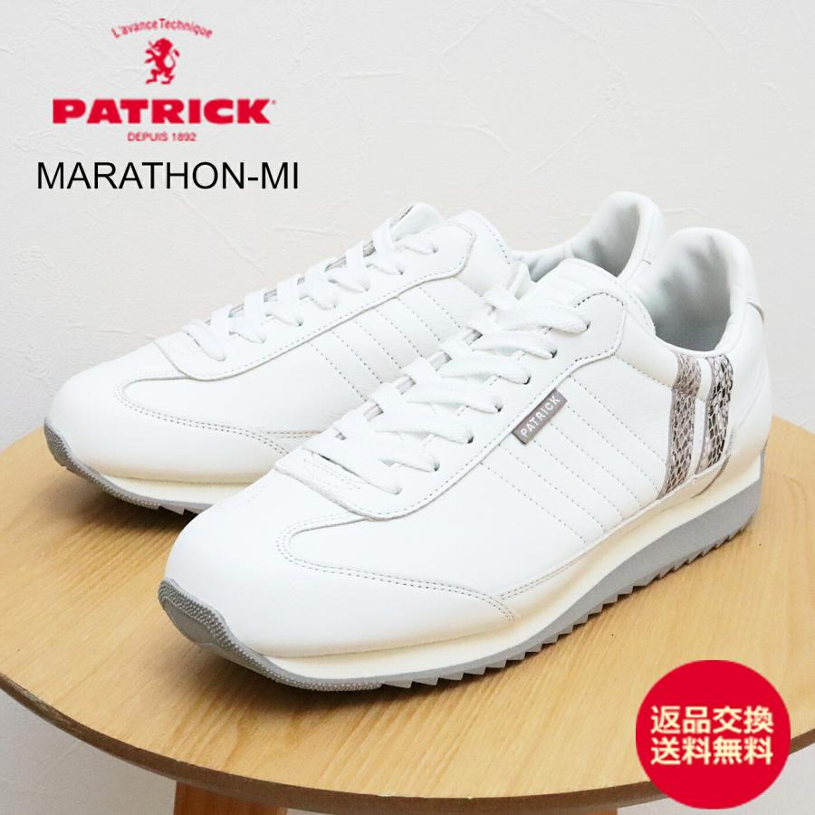 返品交換送料無料PATRICK パトリック MARATHON-MI マラソン・ミ WHT ホワイト PATRICK（パトリック） MARATHON-MI マラソン・ミ WHT ホワイト返品