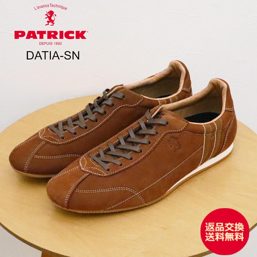 極美品◆PATRICK パトリック ブラウン カピト 44 日本製 ビジネス PATRICK（パトリック） DATIA-SN ダチア・シュリンクヌバック BRN