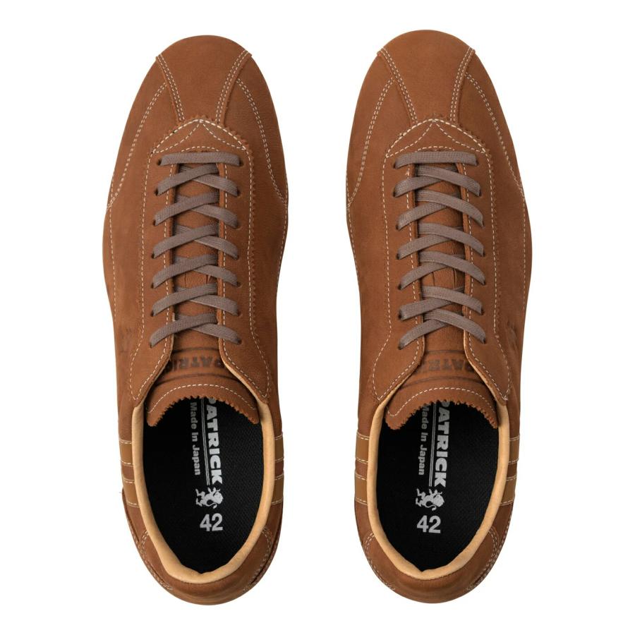 極美品◆PATRICK パトリック ブラウン カピト 44 日本製 ビジネス PATRICK（パトリック） DATIA-SN ダチア・シュリンクヌバック BRN