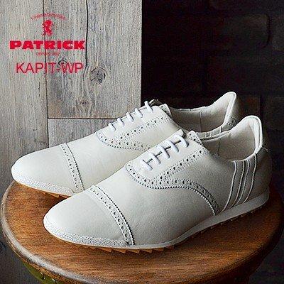 パトリック スニーカー PATRICK APIT-WP カピトウォータープルーフ WHT ホワイト フォーマル ビジネス 防水 返品交換送料無料