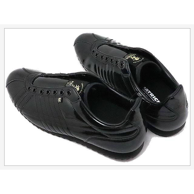 PATRICK パトリック SULLIPON-E シュリッポン・エナメル BLK ブラック  スリッポン スリップオン 返品交換送料無料 PATRICK（パトリック） SULLIPON-E シュリッポン・エナメル BLK